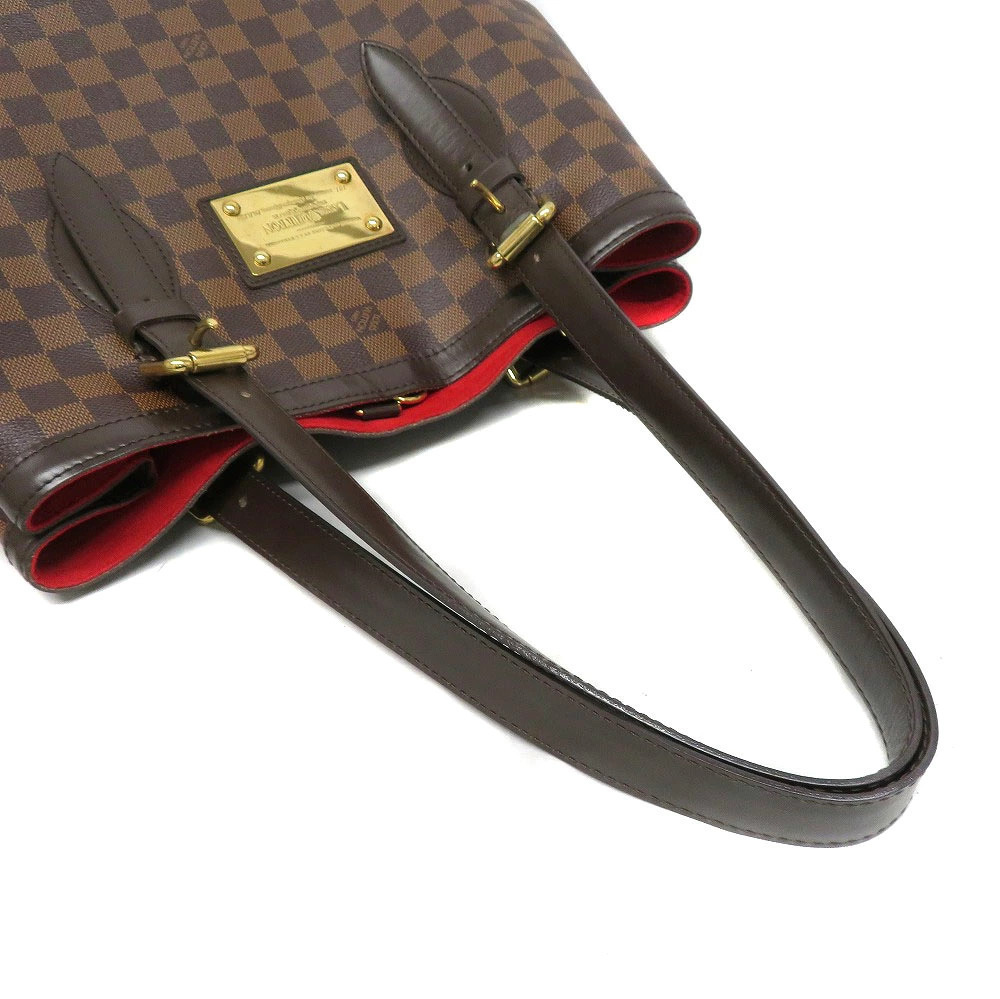 Louis Vuitton Hampstead Damier Ebene Brown Tote Bag